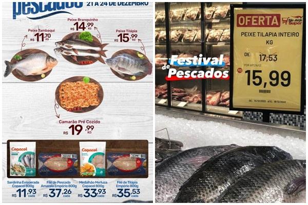 Confira o Natal de ofertas do São Jorge Super. (Imagem:Reprodução/Instagram)