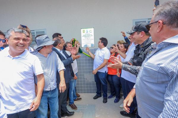 Governador Rafael  inaugura e acompanha obras em Curralinhos e Monsenhor Gil.(Imagem:Divulgação)