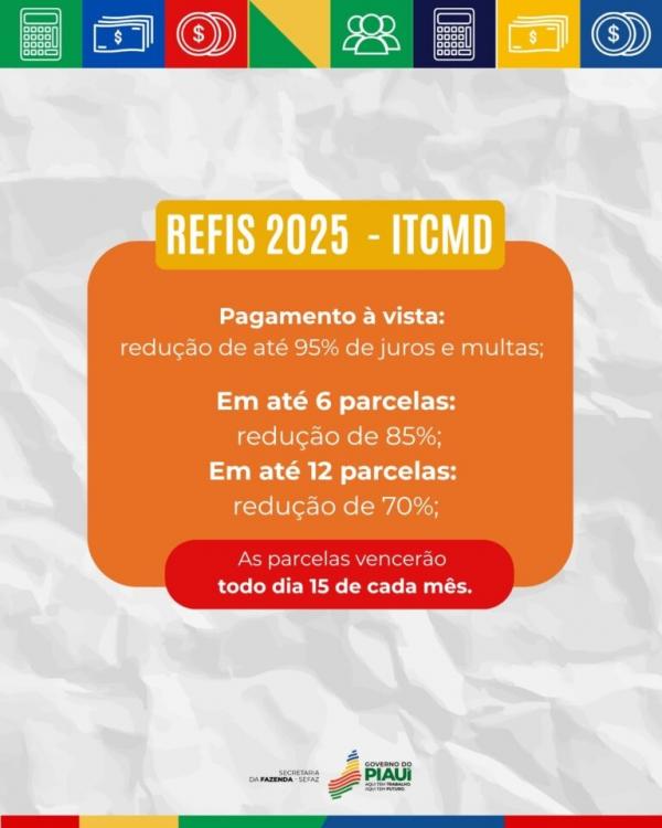 Refis 2025(Imagem:Divulgação)