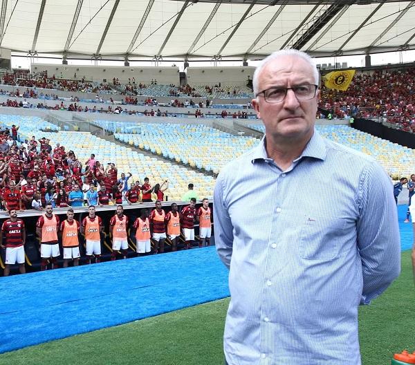 Dorival Júnior no comando do Flamengo.(Imagem:André Durão)