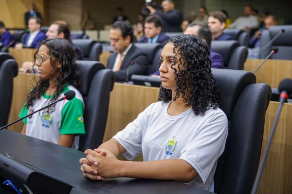 O momento faz parte do Parlamento do Futuro e ter&aacute; diploma&ccedil;&atilde;o, posse e exerc&iacute;cio de atividades parlamentares na Assembleia Legislativa do Piau&iacute;.(Imagem:Let&iacute;cia Santos)