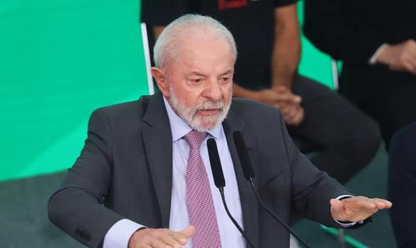 Presidente da República, Luiz Inácio Lula da Silva, durante cerimônia de lançamento do Programa Reforma Casa Brasil, realizado no Palácio do Planalto.(Imagem:Valter Campanato/Agência Brasil)