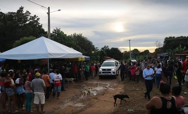 Piauienses mortos em tragédia de SP são velados sob forte comoção em São Pedro do Piauí.(Imagem:Lucas Marreiros /g1 )