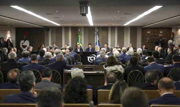 Posse do novo presidente do Tribunal de Contas da União (TCU), Vital do Rêgo.(Imagem:Marcelo Camargo/Agência Brasil)