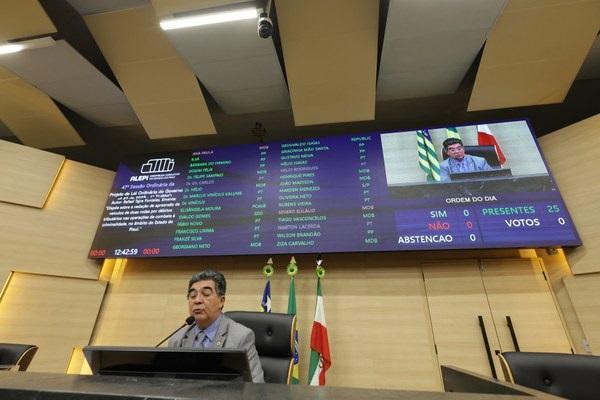 Oposição cobrou direcionamento de recursos para combate à seca e criticou taxas.(Imagem:Alepi)