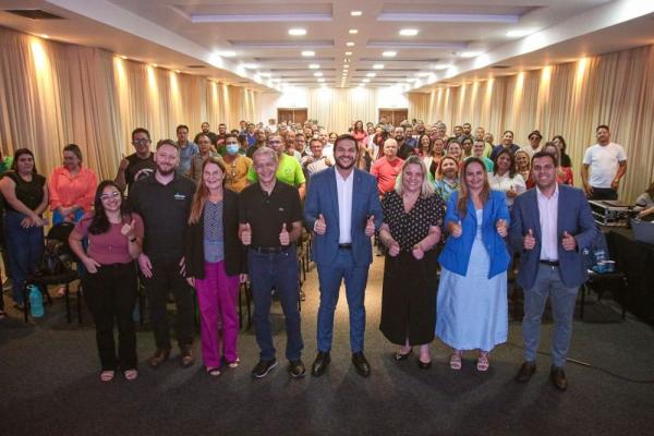 Nesta segunda-feira, 800 Professores das escolas da rede estadual participaram de Aula Inaugural da Formação.(Imagem:Divulgação)