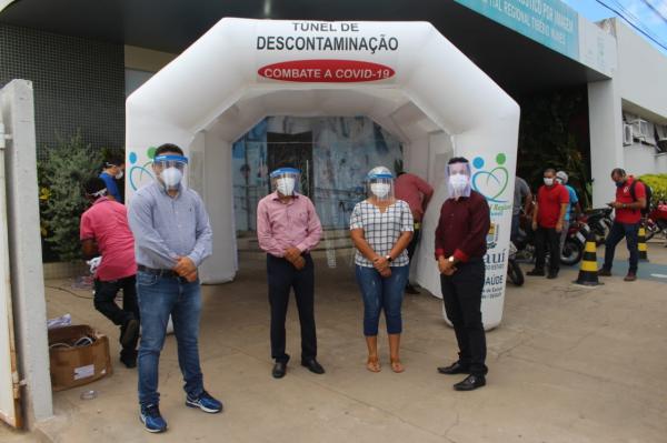 Ministério Público e Secretaria de Saúde de Floriano visitam Tibério Nunes.(Imagem:Divulgação)