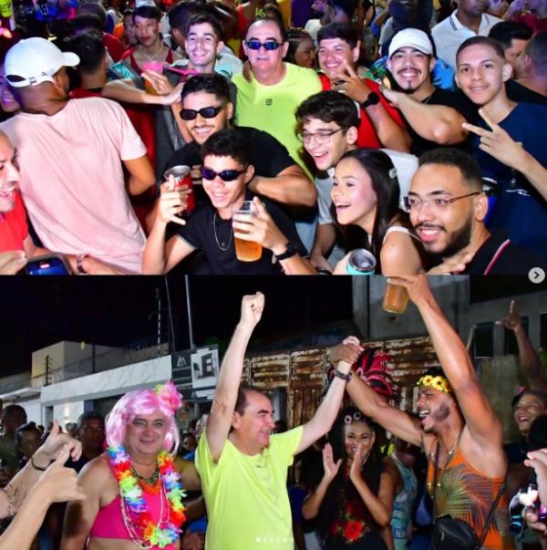Bloco das Virgens reúne multidão na abertura oficial do Carnaval em Floriano.(Imagem:Reprodução/Instagram)