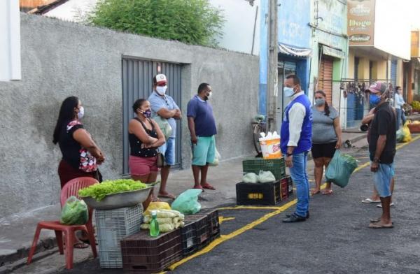 Por medidas administrativas, feira livre continua fechada aos domingos em Floriano(Imagem:SECOM)