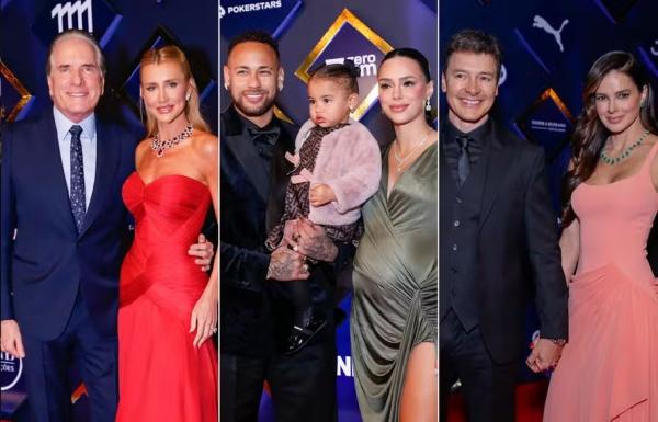 Roberto Justus e Ana Paula Siebert; Neymar, Mavie e Bruna Biancardi; Rodrigo Faro e Vera Viel.(Imagem:Thiago e Caio Duran/BrazilNews)
