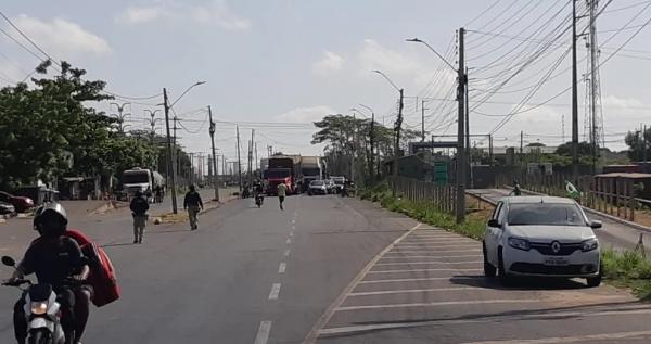 Piauí pode ficar sem gás de cozinha com fechamento de rodovias, alerta Sindicato dos Transportes de Carga.(Imagem:Lucas Marreiros/g1)