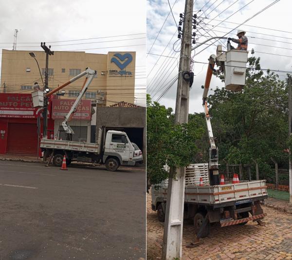 Secretaria de Infraestrutura realiza mais de 500 servi&ccedil;os de ilumina&ccedil;&atilde;o p&uacute;blica em fevereiro(Imagem:Secom)