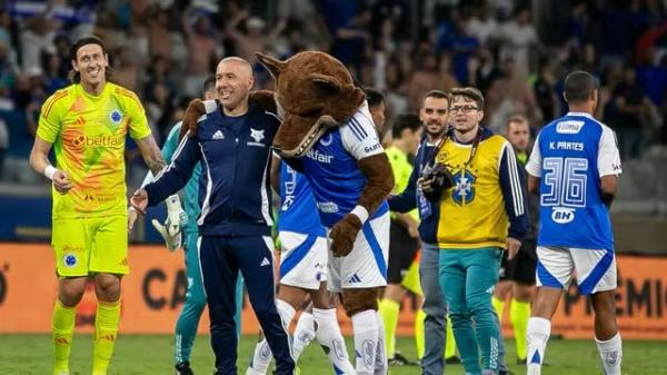 Leonardo Jardim, técnico do Cruzeiro, após a partida contra o Flamengo.(Imagem:Fernando Moreno/AGIF)