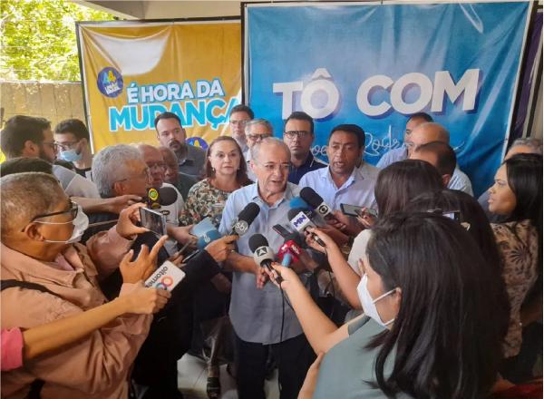 Sílvio Mendes (União Brasil) declara apoio ao candidato Jair Bolsonaro (PL) para o 2º turno das eleições 2022(Imagem:Jonas Carvalho)