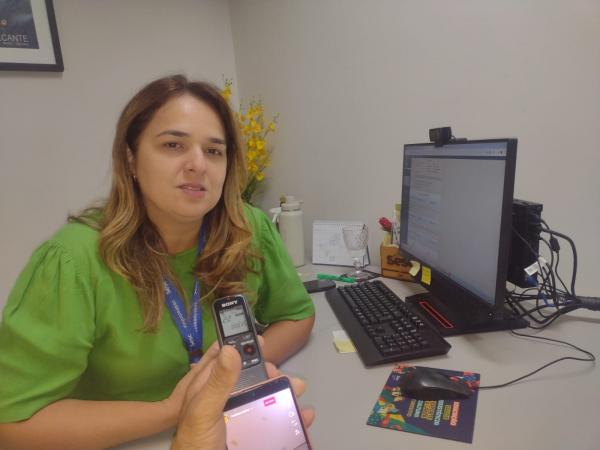 Ana Paula Oliveira, gerente do Sesc Floriano.(Imagem:FlorianoNews)