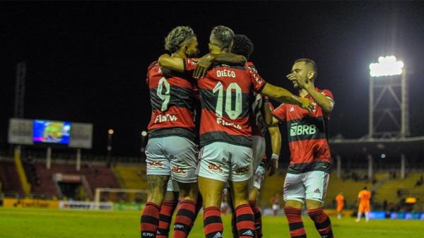 Flamengo vem de goleada sobre o Nova Iguaçu, pelo Carioca(Imagem:Marcelo Cortes)