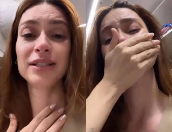 Thaila Ayala chorou após atitude do filho e foi criticada na web.(Imagem:Reprodução/Instagram)