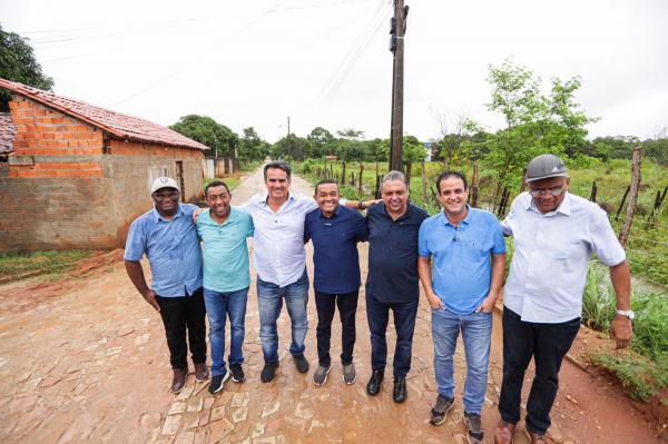 Ciro Nogueira visita obras de infraestrutura e anuncia investimentos para Amarante.(Imagem:Ascom)