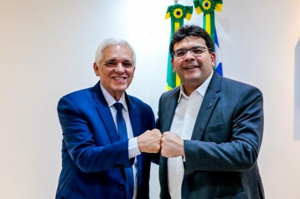 Rafael Fonteles transmite cargo de governador ao vice Themístocles Filho.(Imagem:Divulgação)