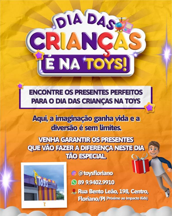 Dia das Crianças é na Toys!(Imagem:Divulgação)