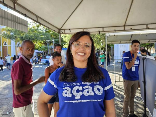 Darlene Borges, representando o TRE.(Imagem:Eduardo Amorim)