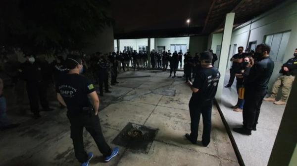 Polícia Civil e Ministério Público realizam operação.(Imagem:Divulgação/PC-PI)