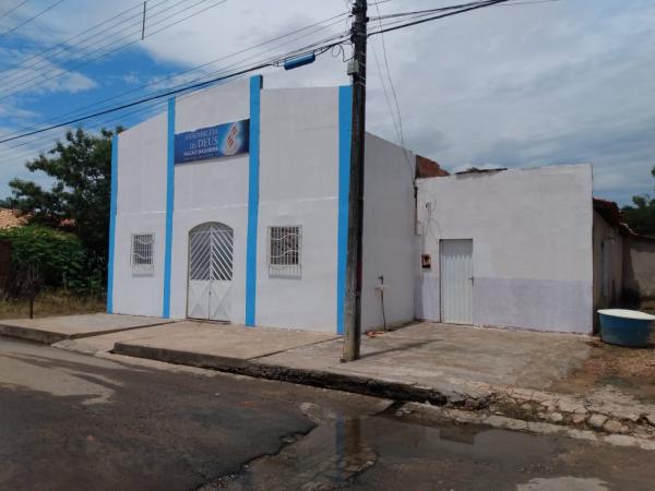 Teto de igreja evangélica desaba em Barão de Grajaú.(Imagem:FlorianoNews)