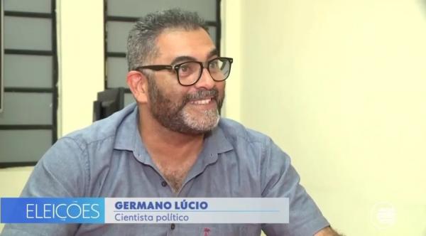  Germano Lúcio, cientista político.(Imagem:Reprodução/TV Clube)