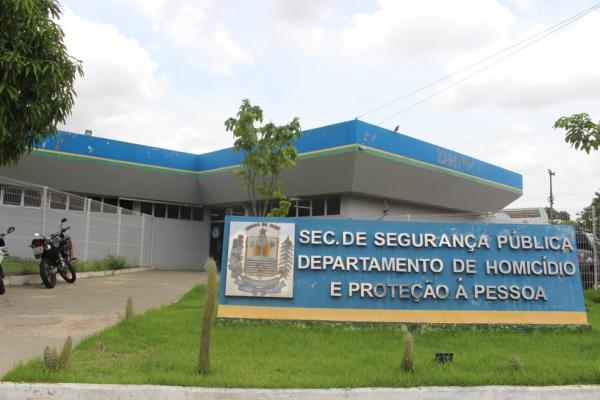 Departamento de Homicídio e Proteção à Pessoa (DHPP), em Teresina, Piauí.(Imagem:Andrê Nascimento/G1)