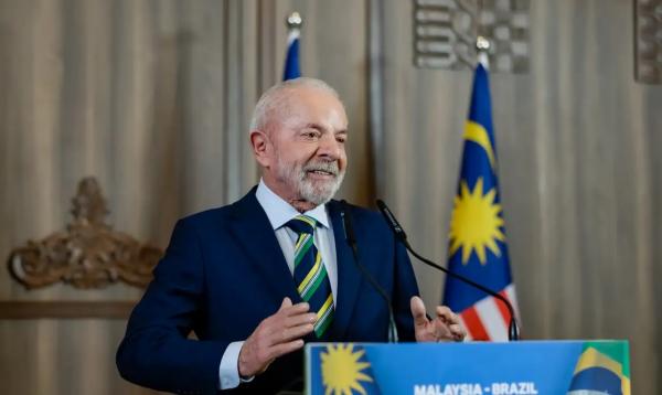 Presidente da Rep&uacute;blica, Luiz In&aacute;cio Lula da Silva, durante encontro com a imprensa.(Imagem:Ricardo Stuckert/PR)