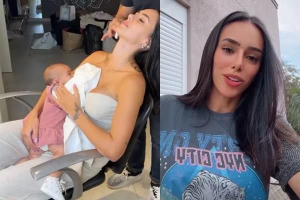 Bruna Biancardi desabafa sobre maternidade e agradece rede de apoio ao cuidar de Mavie sozinha.(Imagem: Reprodução/Instagram)