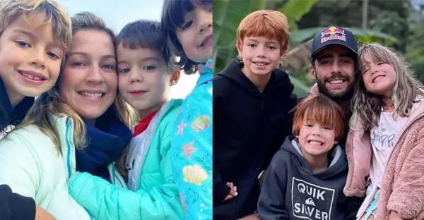 Luana Piovani e Pedro Scooby tiveram três filhos: Dom, Liz e Bem.(Imagem:Reprodução/Instagram)