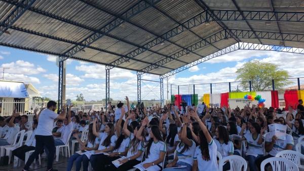 Novo Pré-Enem e Pré-Saeb na Estrada movimentam mais de 600 estudantes em Fronteiras.(Imagem:Divulgação)