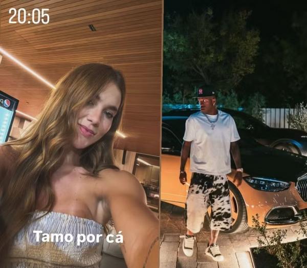 Virginia visita mansão de Vinicius Jr. no Rio com as filhas.(Imagem: Instagram)