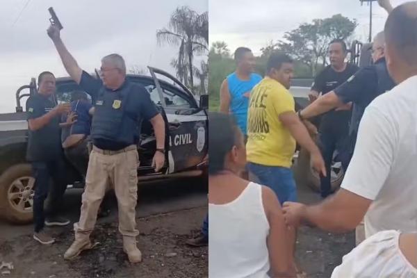 Advogado suspeito de matar vendedora &eacute; solto ap&oacute;s fian&ccedil;a; moradores tentam linchar.(Imagem:Reprodu&ccedil;&atilde;o/Redes Sociais)