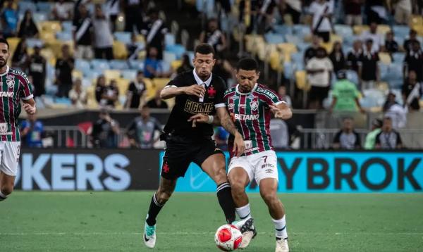 Fluminense e Vasco ficam no 0 a 0 em jogo com arbitragem confusa.(Imagem:Leandro Amorim/Vasco/Direitos Reseervados)