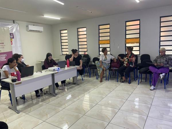 Observatório da Mulher Piauiense recebe visita de especialista para aprimorar estratégias de coleta e análise de dados.(Imagem: Ascom Sempi)