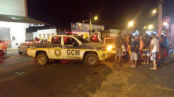 Idoso em bicicleta morreu após ser atropelado carro na Zona Norte de Teresina.(Imagem:Redes sociais)