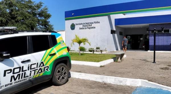 Central de Flagrantes em Parnaíba.(Imagem:Kairo Amaral/TV Clube)