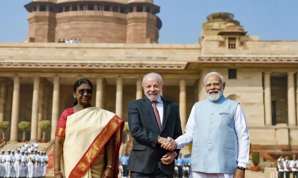 Declara&ccedil;&atilde;o foi feita durante encontro com primeiro-ministro da &Iacute;ndia.(Imagem:Ricardo Stuckert/PR)