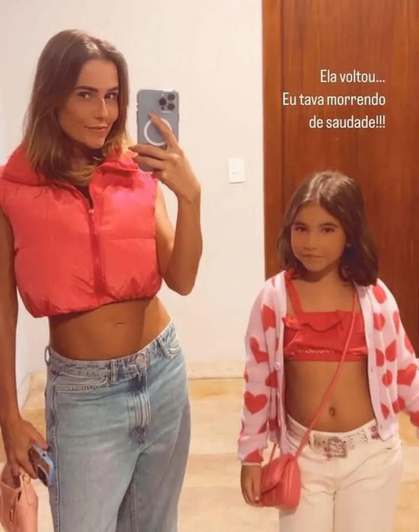 Deborah Secco e Maria Flor (Imagem:Reprodução/Instagram)