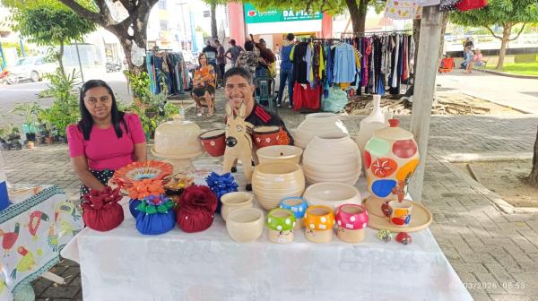 FLORIARTE movimenta Pra&ccedil;a Dr. Sebasti&atilde;o Martins e valoriza cultura e produ&ccedil;&atilde;o local em Floriano.(Imagem:FlorianoNews)