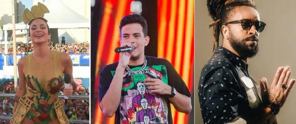Claudia Leitte, Felipe Amorim e Rael estão entre os artistas que vão se apresentar esse fim de semana no PI.(Imagem:Divulgação)