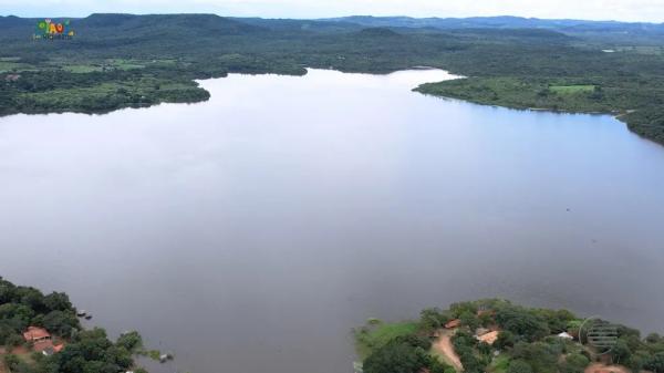 Açude Caldeirão é ponto turístico em Piripiri, no Piauí.(Imagem:TV Clube)