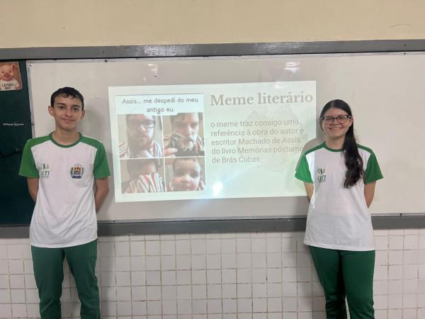 No Projeto Clube de Leitura, cinquenta estudantes utilizaram a linguagem das redes sociais para atividades com clássicos da literatura modernista.(Imagem:Ascom Seduc)