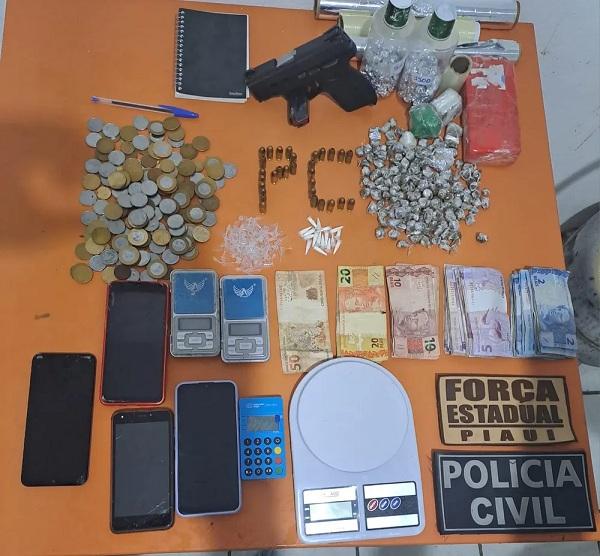  Polícia prende suspeito de liderar facção criminosa no Litoral do Piauí; outros dois foram presos.(Imagem:Reprodução )