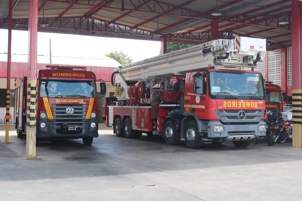 Quartel do Corpo de Bombeiros Militar do Estado do Piauí, em Teresina.(Imagem:Lucas Marreiros/G1)