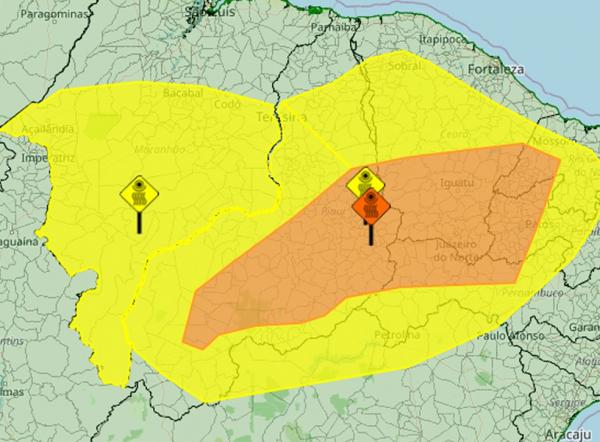 Piauí tem alerta de baixa umidade no ar, risco de incêndios florestais e à saúde(Imagem:Reprodução)