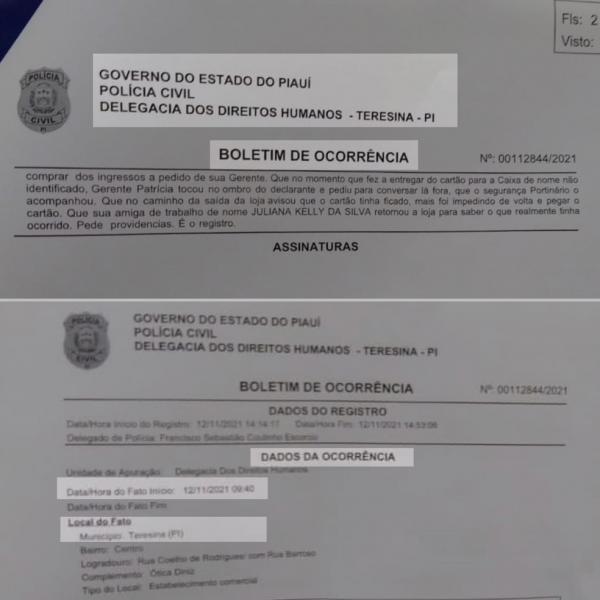 O cliente declarou que se sentiu ofendido com a forma como foi retirado do posto de vendas. 