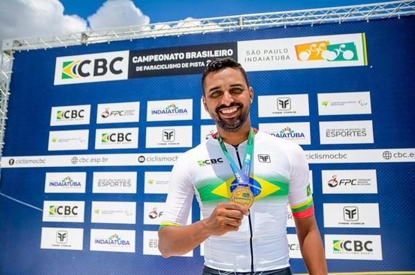 Eduardo Hipólito vai representar o Brasil na Copa do Mundo de Paraciclismo na Europa(Imagem:Divulgação)